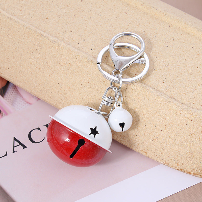Wholesale Metal Color Bell Keychain